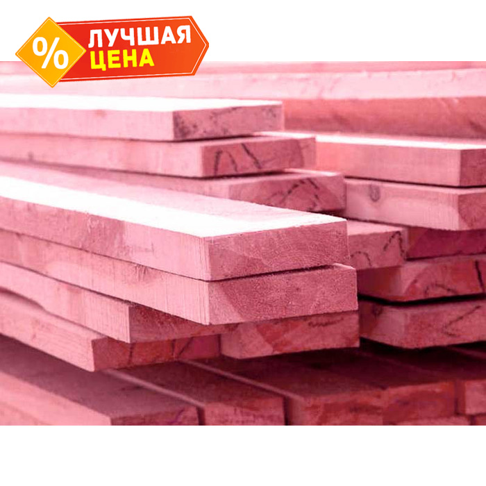 Доска обрезная антисептированная естественной влажности 50х100х6000 сорт 3